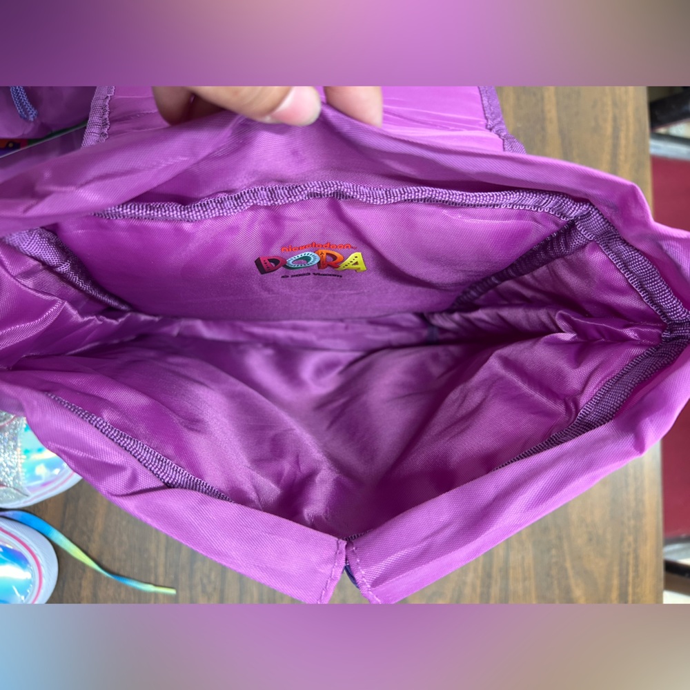 New Nickelodeon Dora the Explorer Purple Backpack - Picture 7 of 8